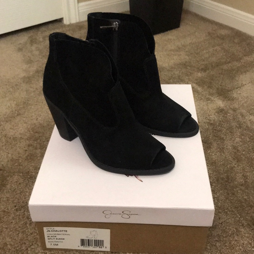 Jessica Simpson chalotte open toe bootie